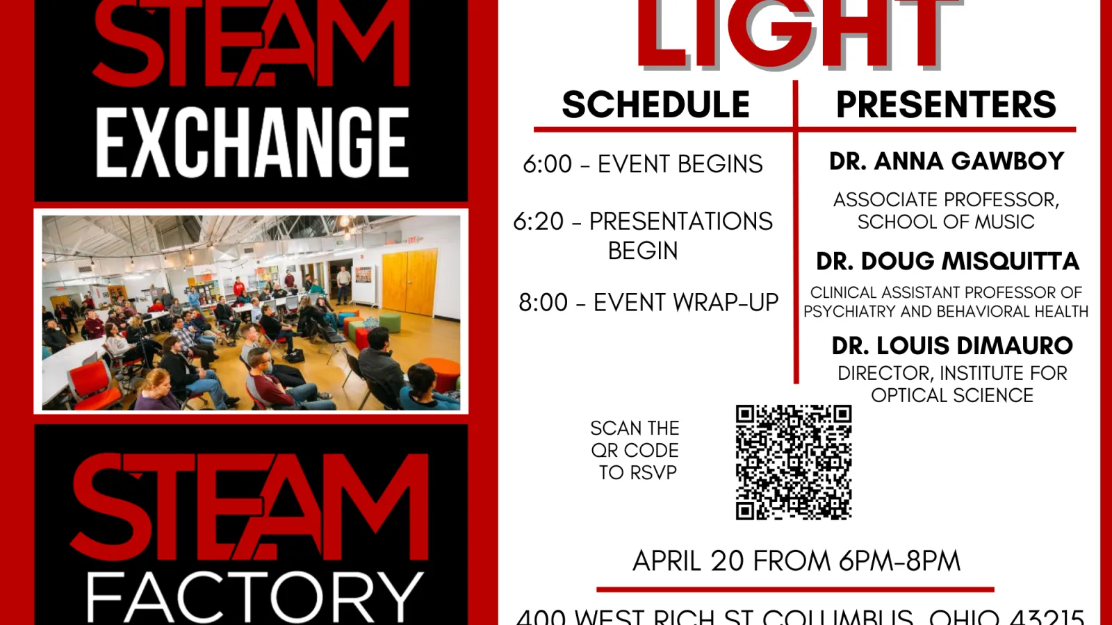STEAM Exchange Flyer